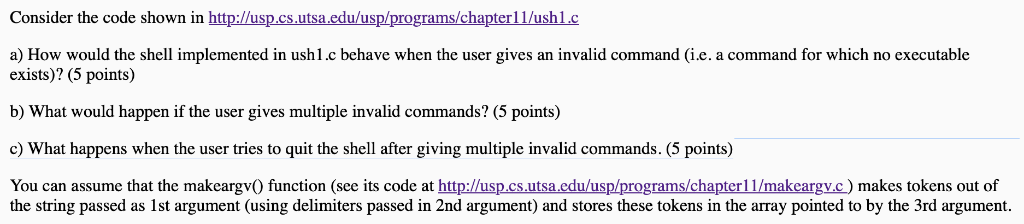 ush1.c: #include #include #include #include #define MAX_BUFFER 256 #define QUIT_STRING "q"