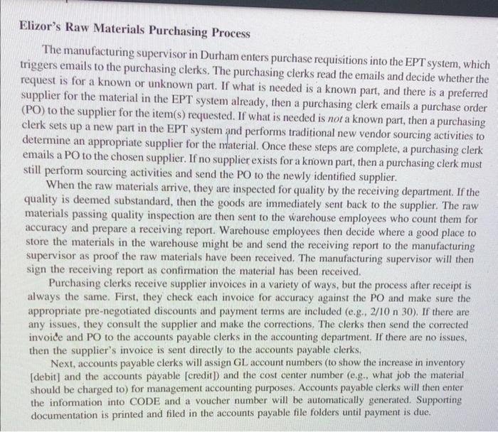 Please DRAW a process map "as is". Please do not answer in