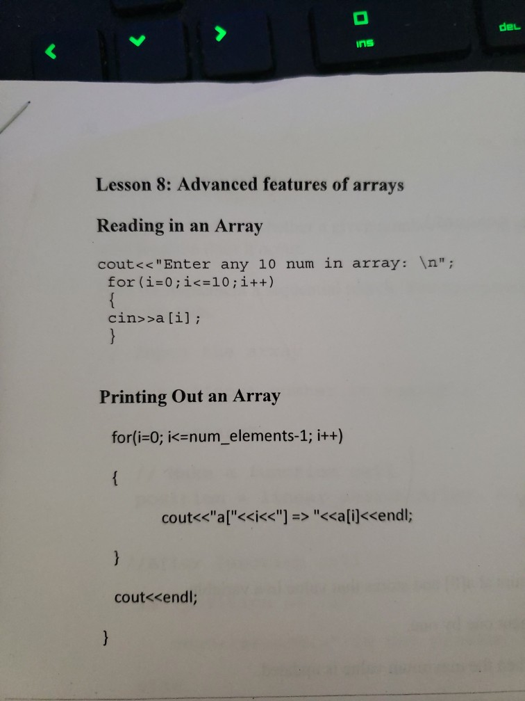 a series of integers from 1 to 100. Entry stops when the