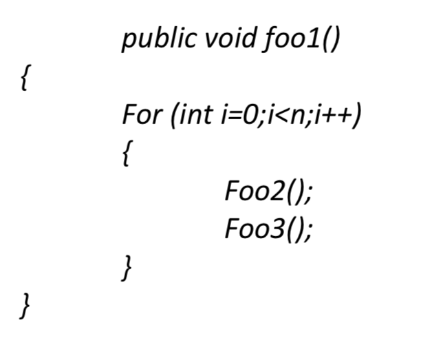 This is a three-part question for Big-Oh Notation (Java). I am stuck
