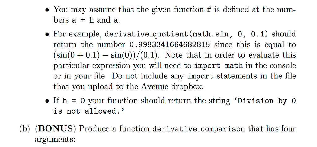 This question deals with the first derivative of a function f(x) on
