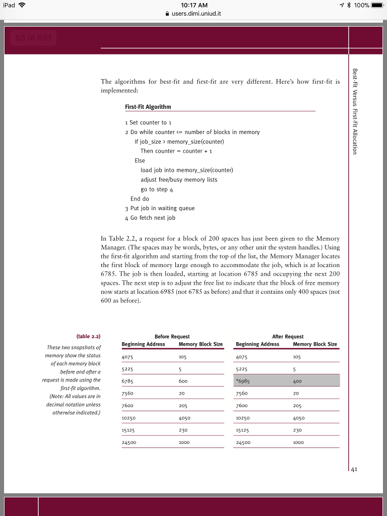 Write a C++ program that will implement First-fit, memory management algorithm. Your