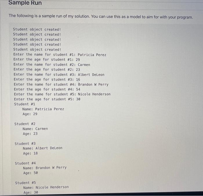 display the message Student object destroyed!. \#include "Student.hpp" /*kikibjoknkwkindikitakiki * Function prototypes