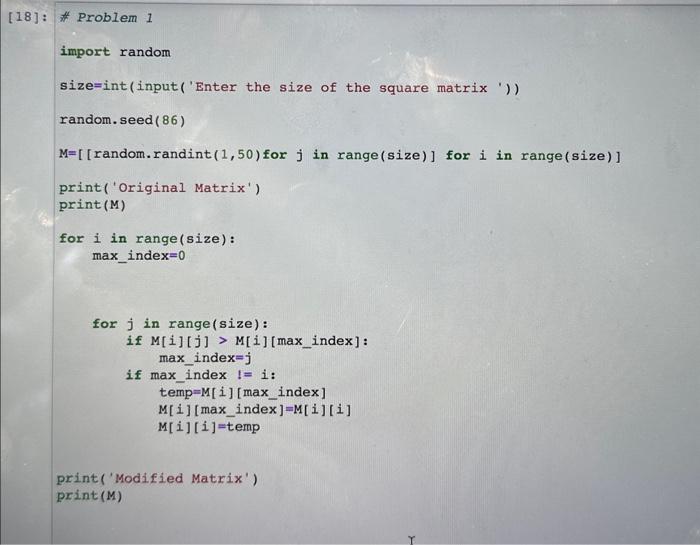  This is my code and my output . Can you please