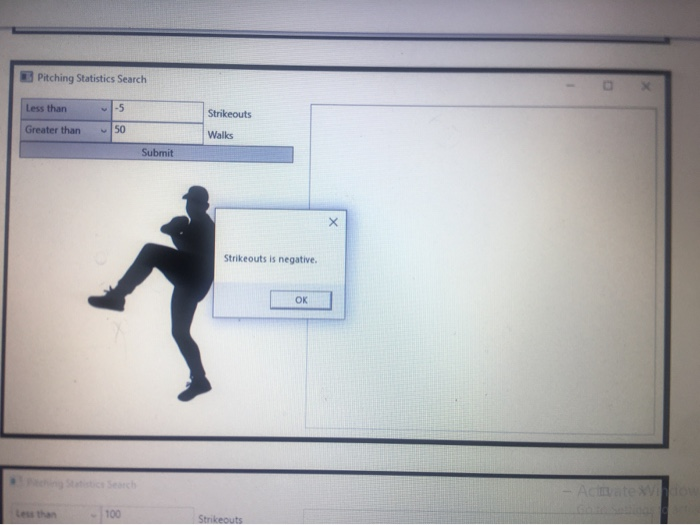from the input of the textboxes sample outputs After the user clicks