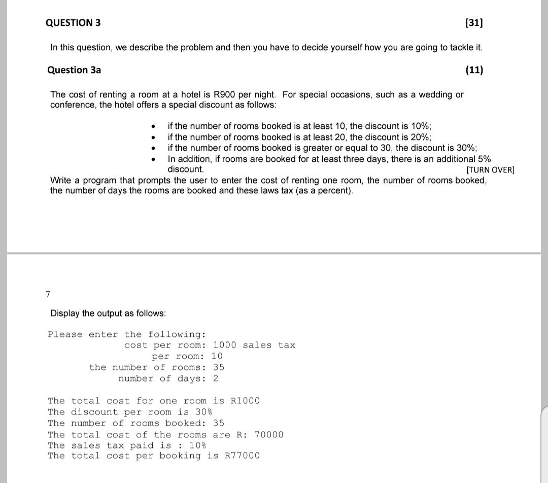 C++ PROGRAMMING In this question, we describe the problem and then you