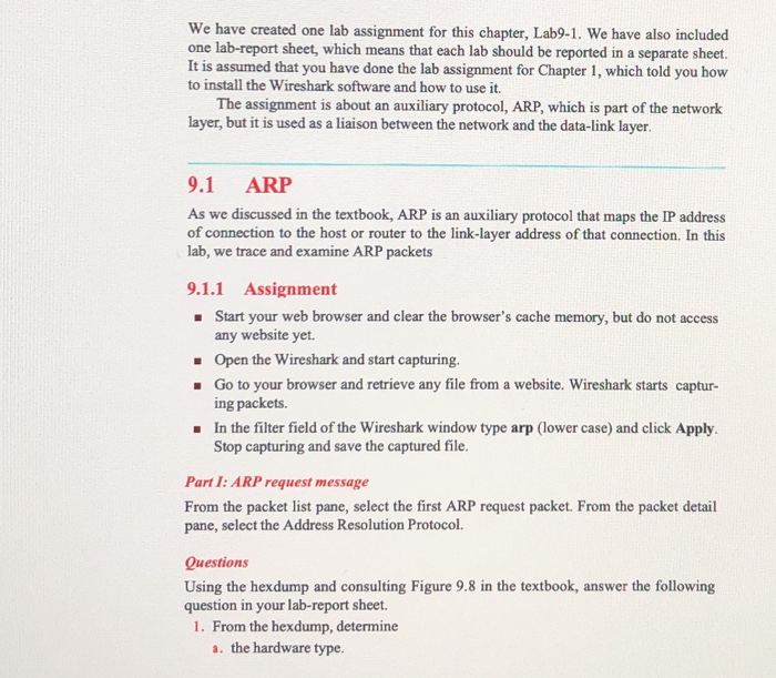  Datta communication We have created one lab assignment for this chapter,