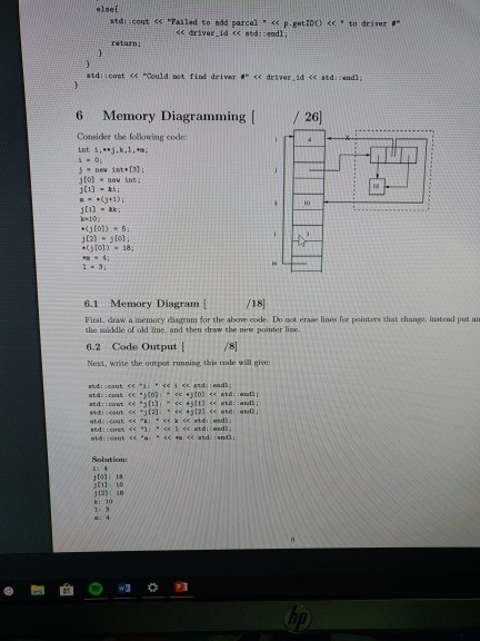  why is m a pointer to i? how is j+1 =