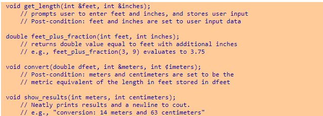 performs the desired conversion. Include a loop that lets the user repeat