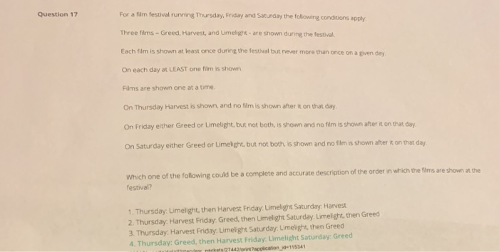 can you please explain this by steps Question 17 For a film