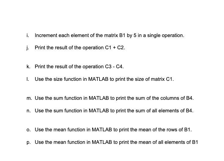 using row names. ( A.m script file is required for this question)