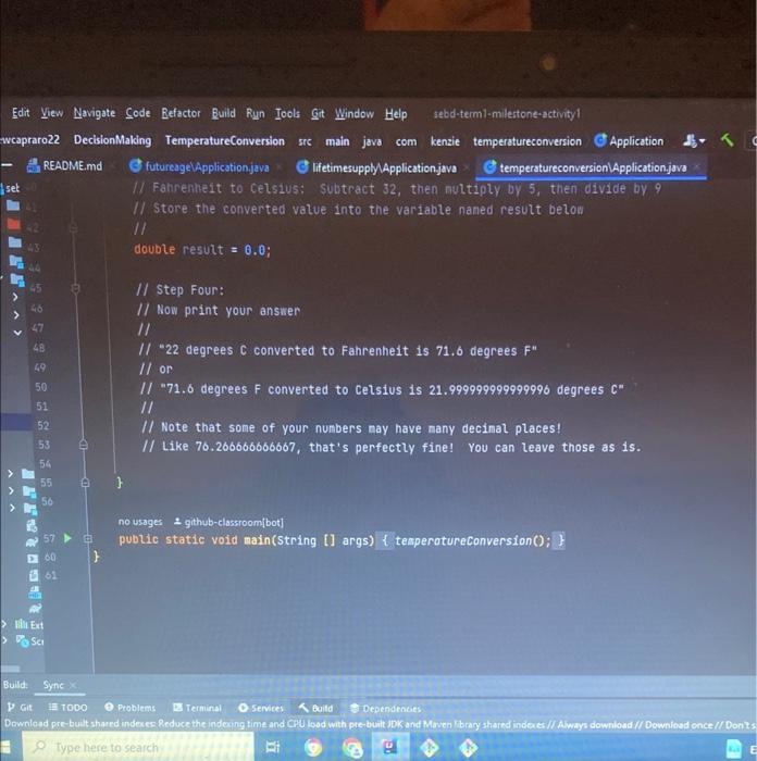 Kenzie.tenperatureconversion; unge. A guvub-charocemibet Wolle class hpplieation t 2 usages 2 gathub-charcom[bet]