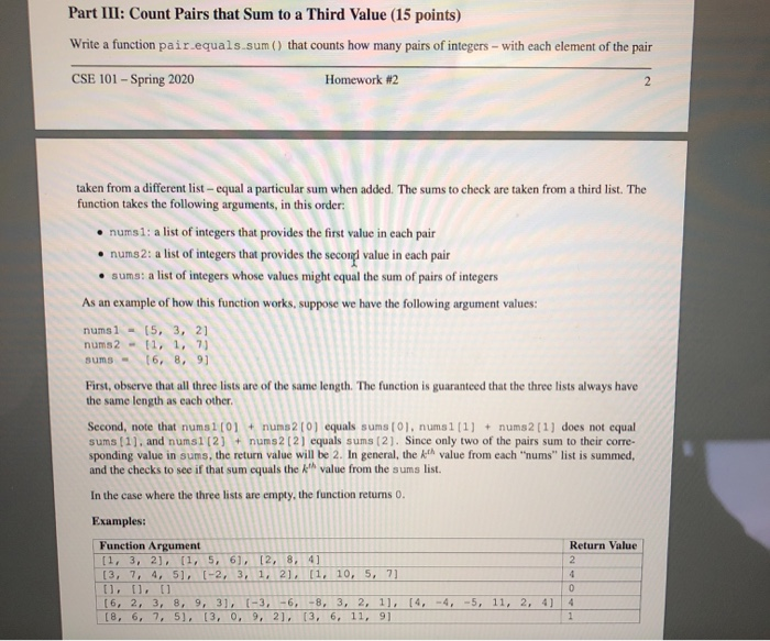  program is pycharm Part III: Count Pairs that Sum to a