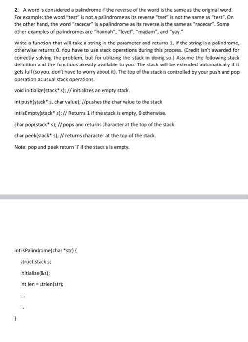  In C, write a function that will take a string in