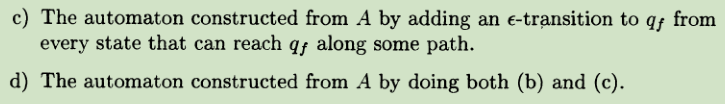 an eNFA such that there are no transitions into go and no