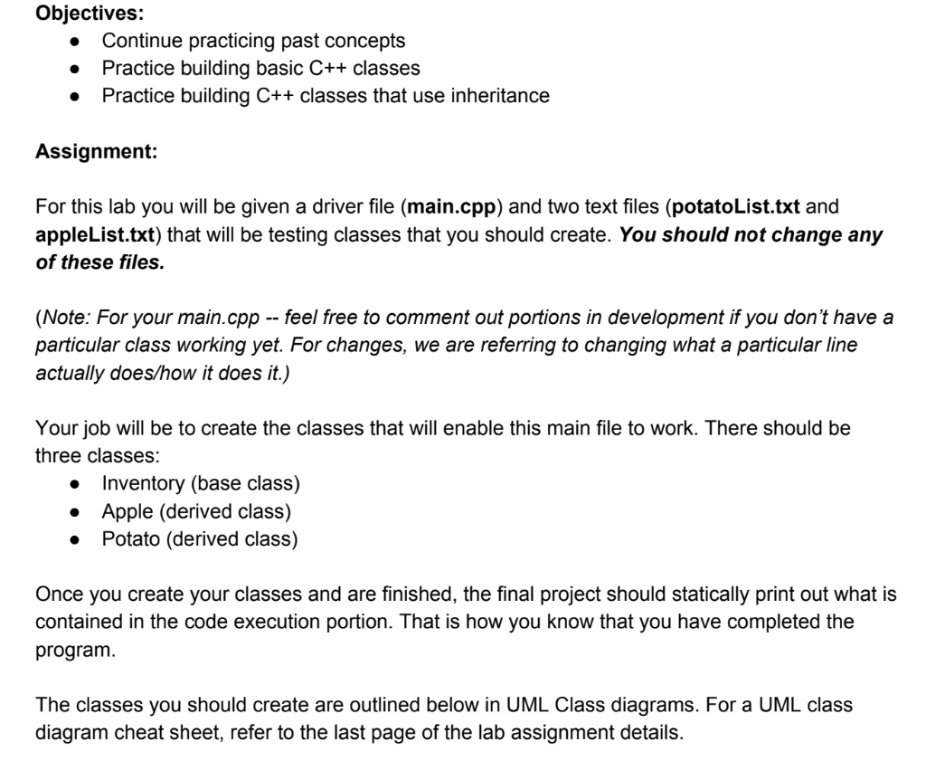 I dont know how to code this assignment? I am given two