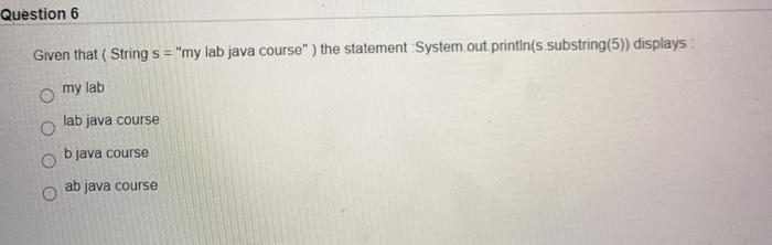 command: javac Hello.java java Hello javac Hello java Hello java Question 6