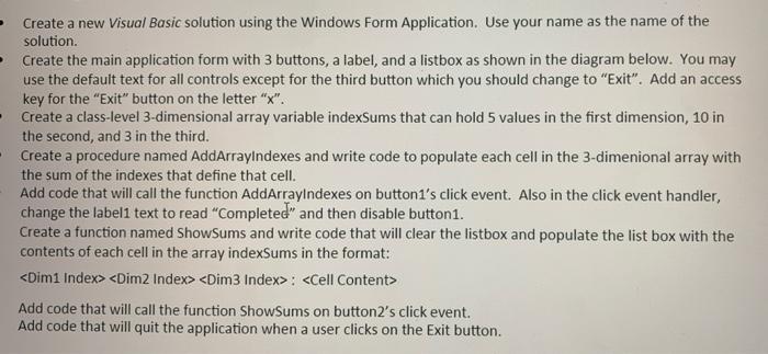 c# language only in microsoft visual studios - Create a new Visual