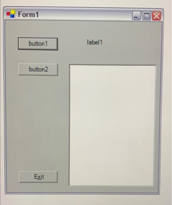 Basic solution using the Windows Form Application. Use your name as the