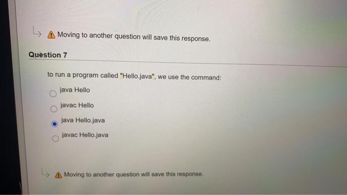  A Moving to another question will save this response. Question 7