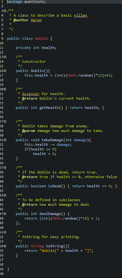  CONSIDER THE ALREADY CODED SNIPPETS Question 1. (Magician.java, Healer.java, Fighter.java, HeroTester.java)