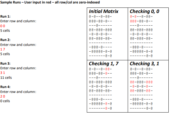 Write a C++ program that, given a starting location in a 2D