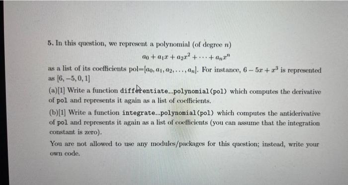 How can I write a code on my computer for this question