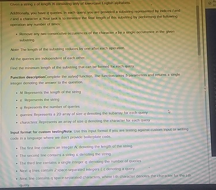  Given a string sPlz share segment tree approach for this question