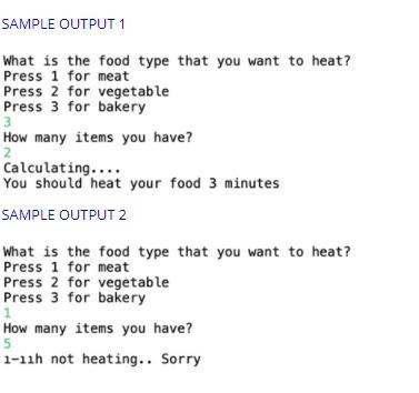 you own a smart microwave. It can arrange the heating time on