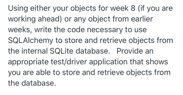  Explain in detail about applications used. Using either your objects for