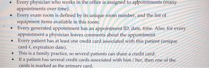 (10 points): A medical office wishes to optimize its scheduling proce hires