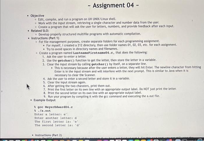 ics 213 - Objective - Edit, compile, and run a program on