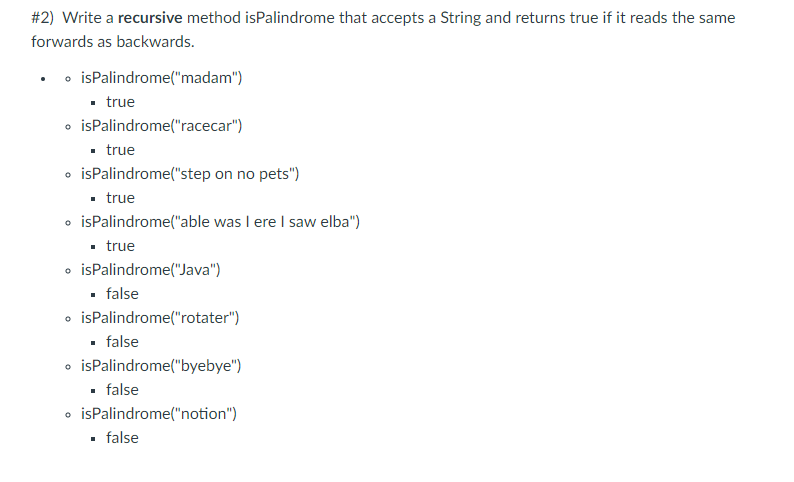 This is a JAVA question. Please don't use any syntax or method