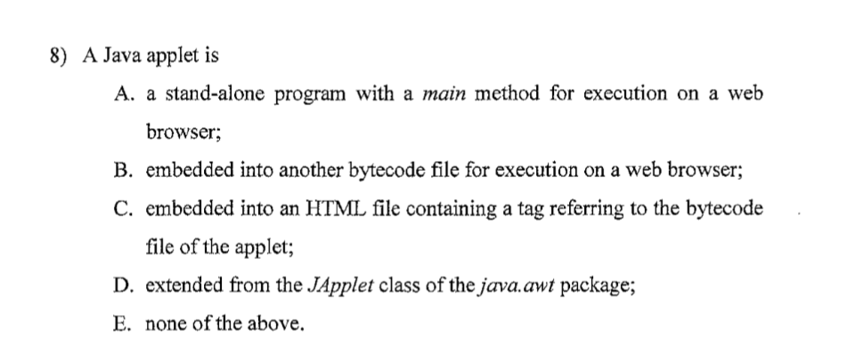  Answer this question about JAVA URGENT, DO IT AT HIGHEST PRIORITY