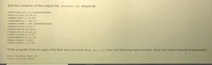 and the number of copies of a book to be ordered, write