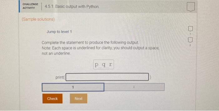 while registers store that are being used during processing. CHALLENDE ACTIVITY 4.5.1: