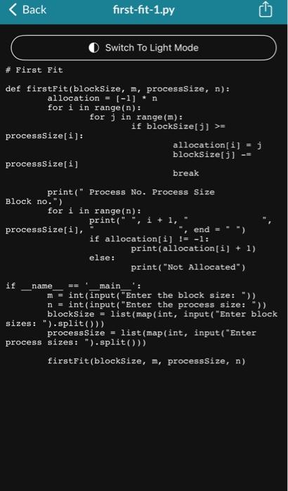 Size Block 150k Block 2200k Block 370k Block 4115k Block 515k Process-
