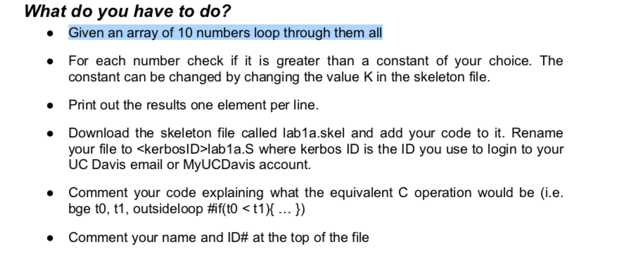 Exercise) - 50 points Skeleton code for this portion of the lab