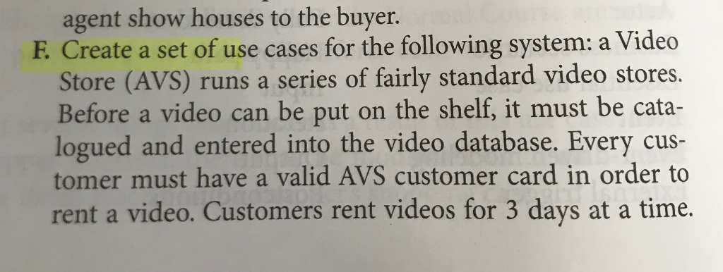 Draw a level 0 data ow diagram (DFD) for thevideo store system