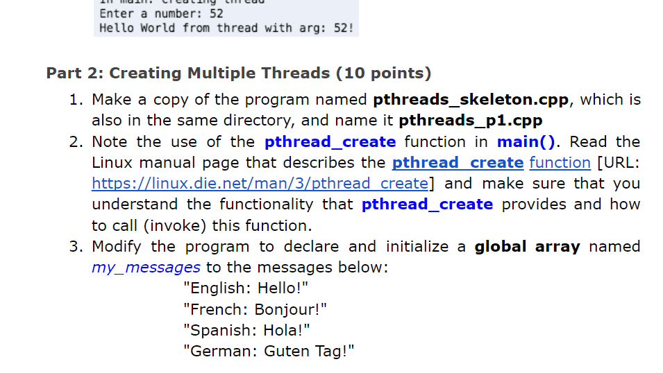 Please complete Part 2. The code is below as well: #include #include