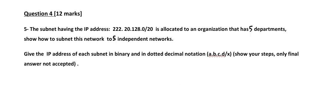  why we borrow 3 bit from the host portion explain how