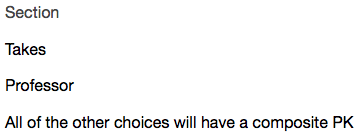 translating this ERD? 3. How many columns will the Student table have