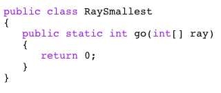 to find the smallest number. You must combine variables, ifs, and a