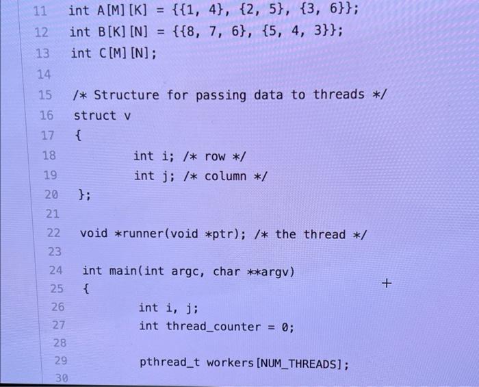 answering the following questions. a. How many threads are created in total,