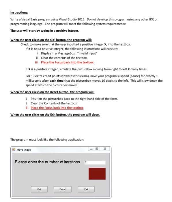  I need help with the extra credit part Instructions Write a