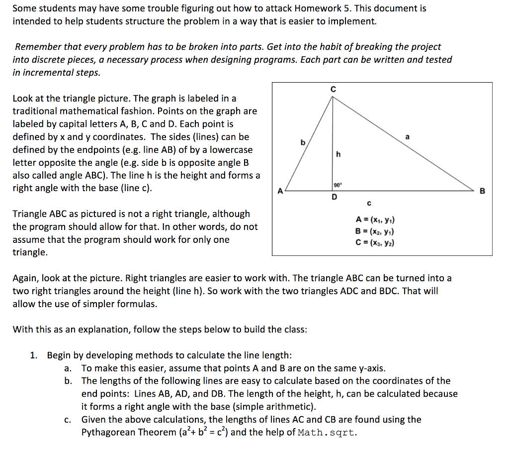 that points A and B have the same y-coordinate (not for all