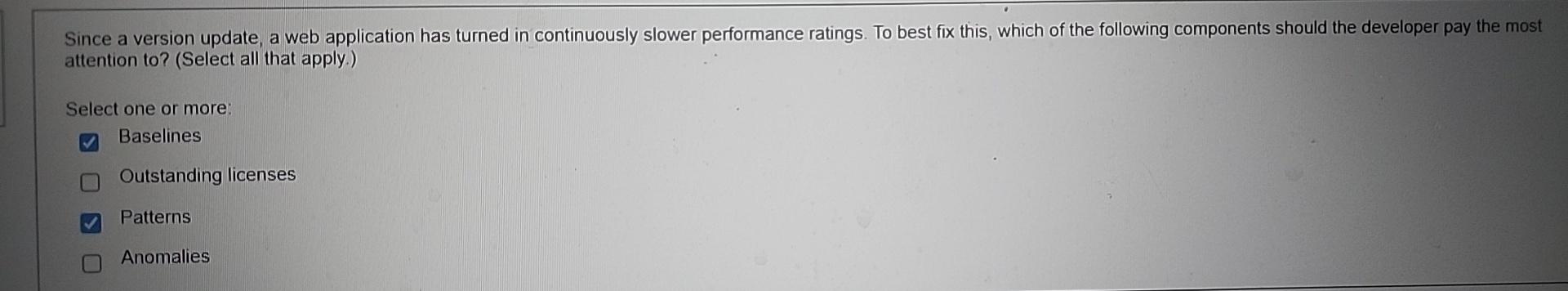  Since a version update, a web application has turned in continuously