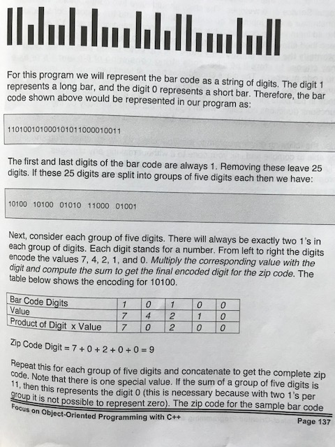 Hi i need help with my C++ barcode lab. Below are the