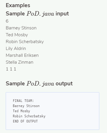 [] args ) { Scanner in = new Scanner( System.in ); LinkedList
