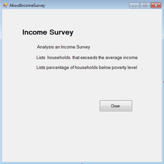 C# Windows GUI Application. PROGRAM LANGUAGE: C# Here are the instructions I